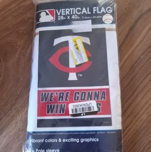 Brand new Minnesota Twins Team Flag. NWT!